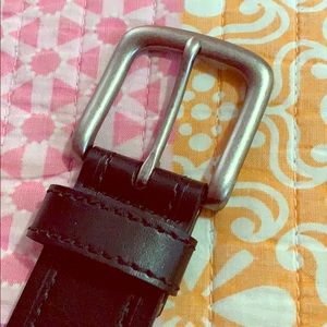 MEN'S (LIKE NEW) • Black Pleather Belt (M)